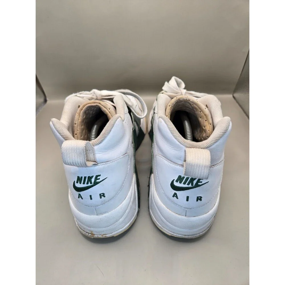 Nike Air Veer 2014 Shoes Men's 12 White Green Running Athletic Workout Sneakers